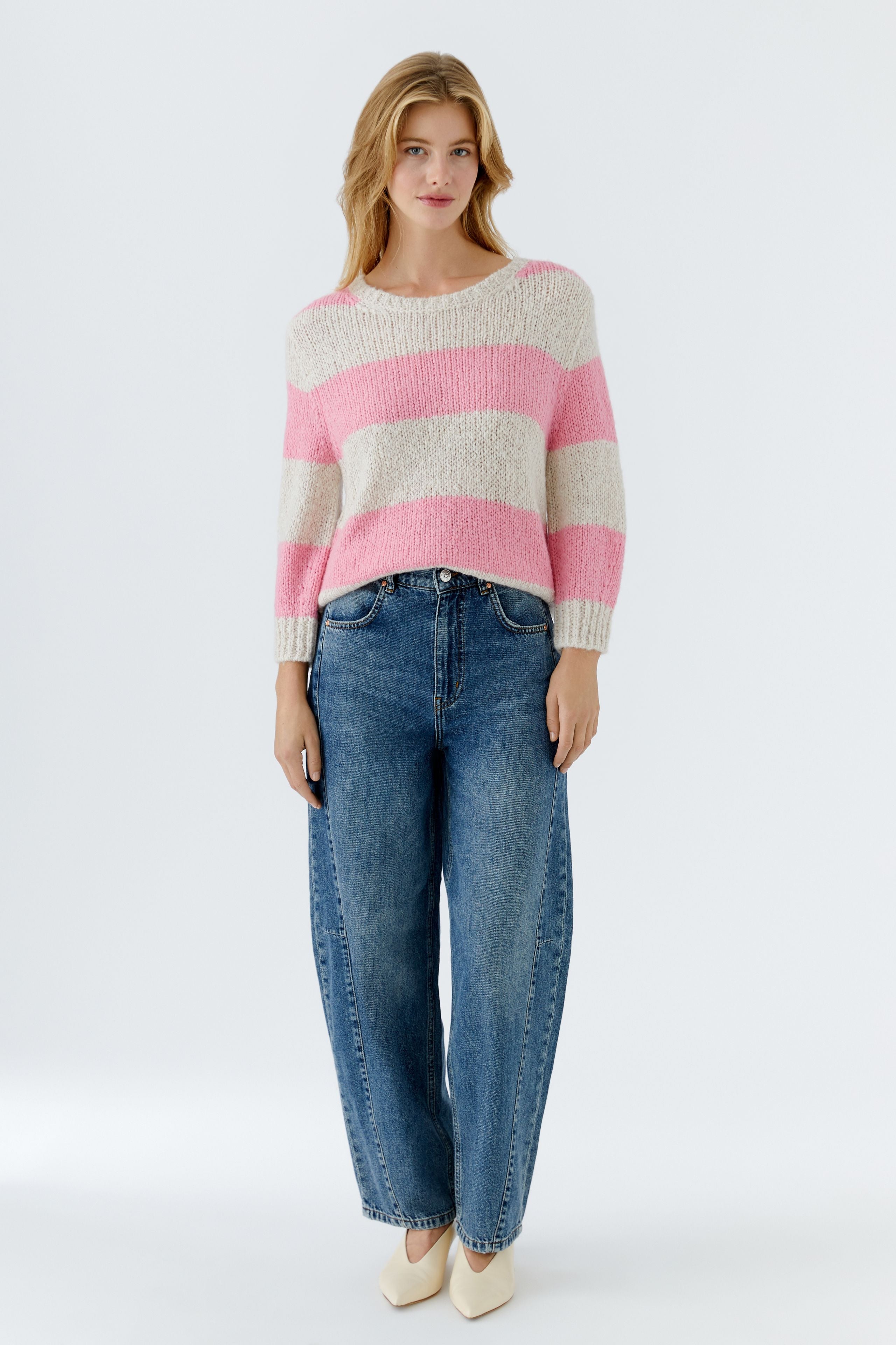 Pink Stripe Jumper