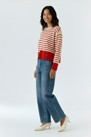 Red Stripe Jumper