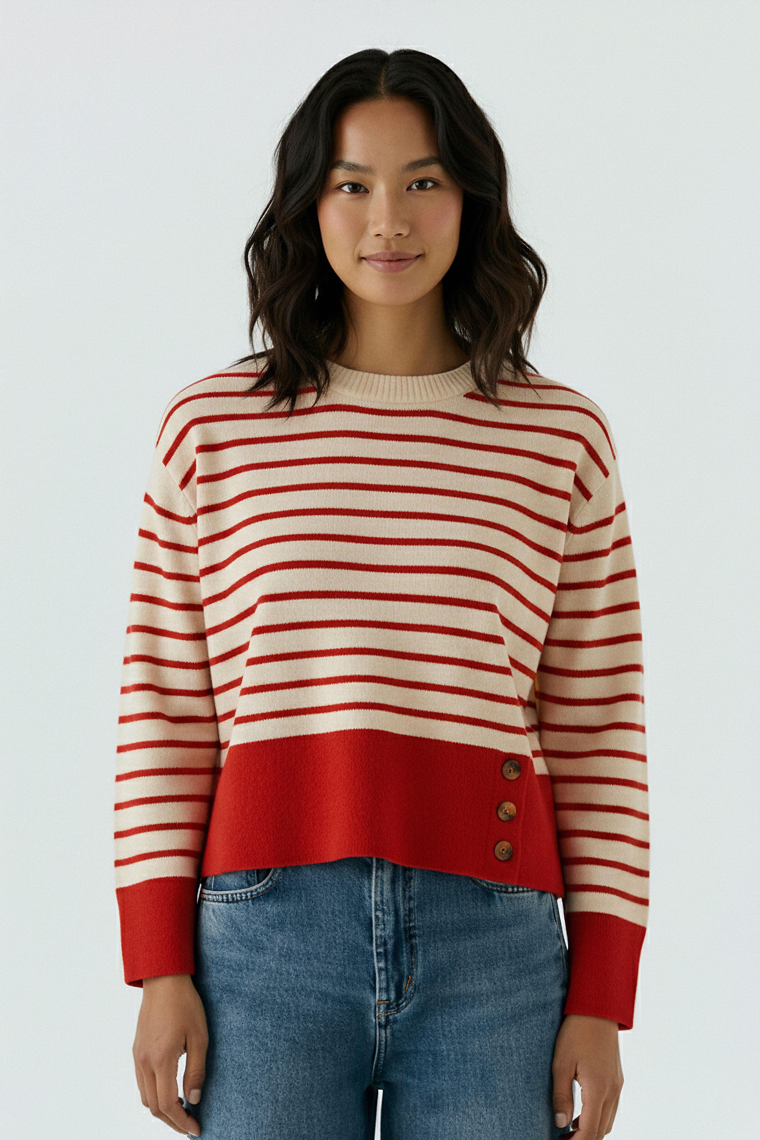 Red Stripe Jumper