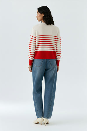 Red Stripe Jumper