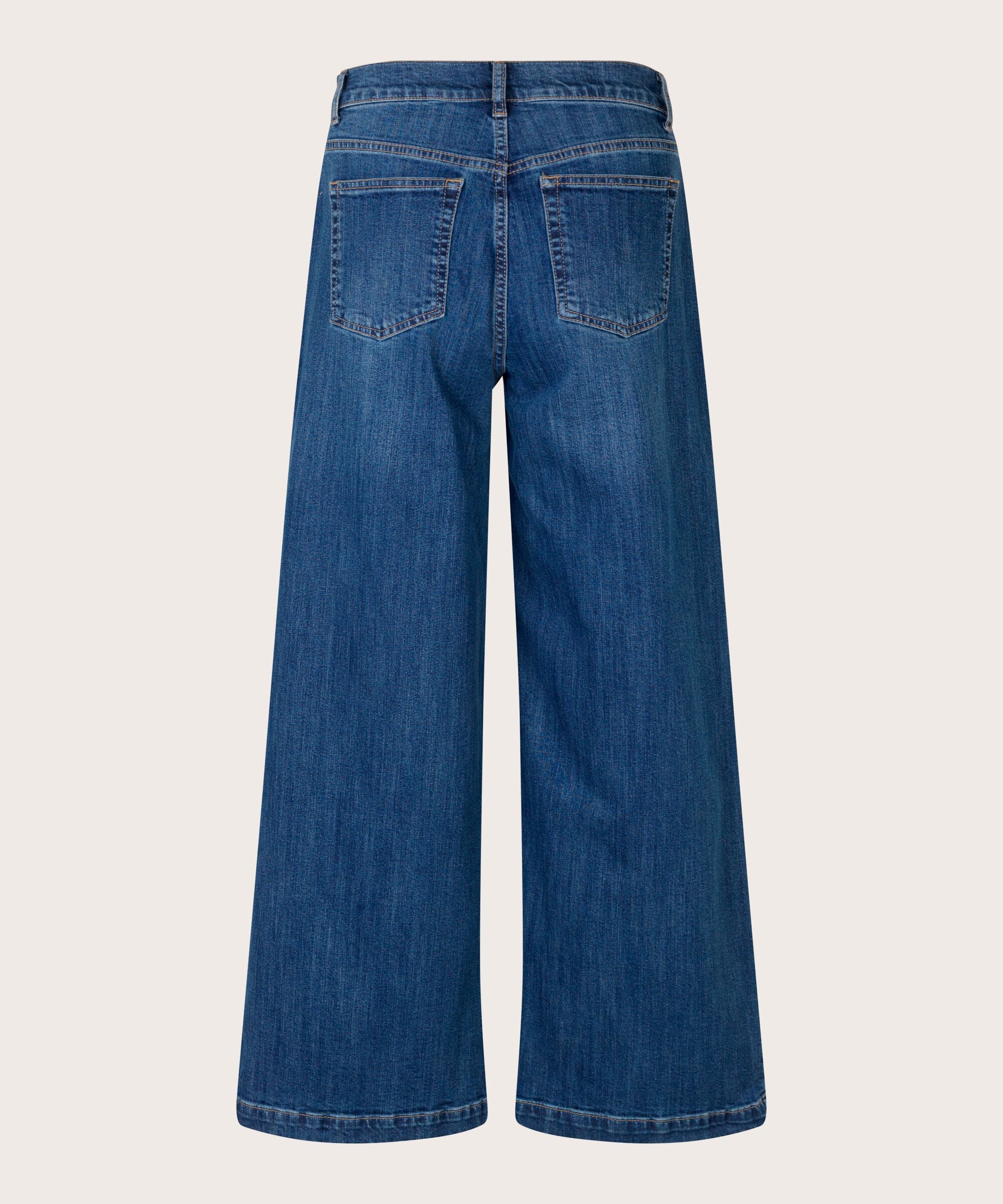 Denim Wide Leg Jeans