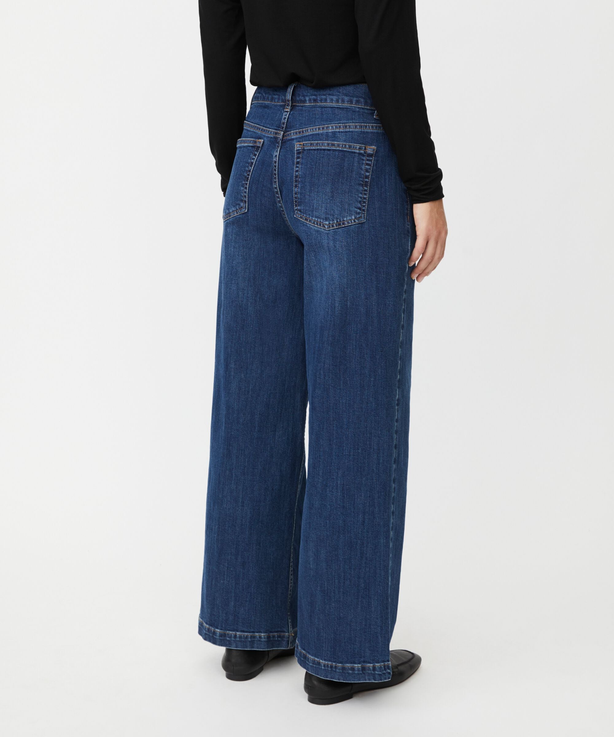 Denim Wide Leg Jeans