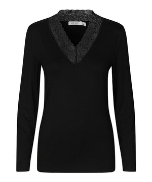 Black Dionius Jersey Top