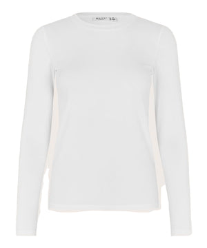 White Basic Jersey Top