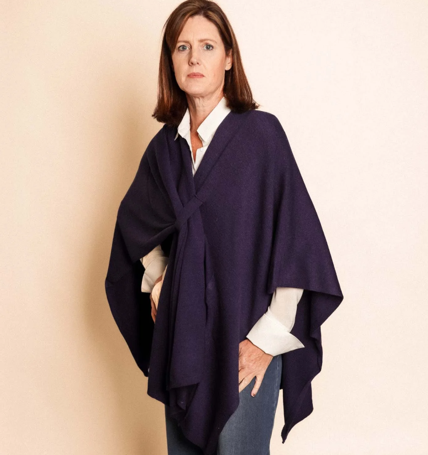 Navy Pull Through Poncho