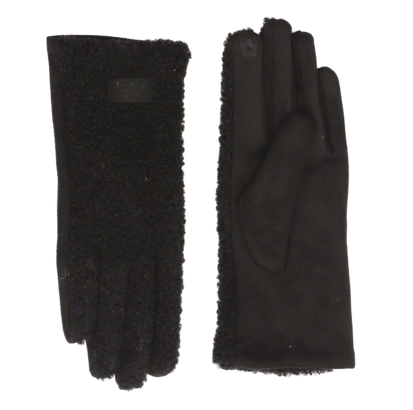 Black Teddy Gloves