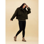 Load image into Gallery viewer, Taupe Tetris Ankle Boot
