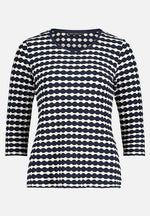 Load image into Gallery viewer, Navy Textured Top
