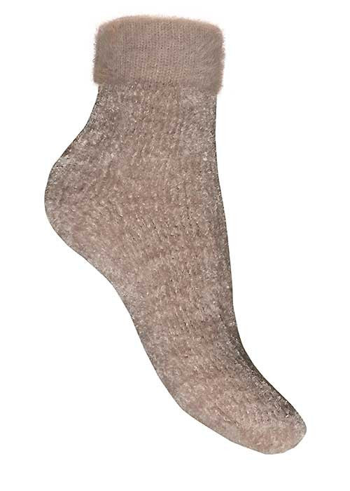 Oatmeal Chenille Socks