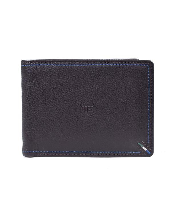 Brown Leather Card and Coin Wallet