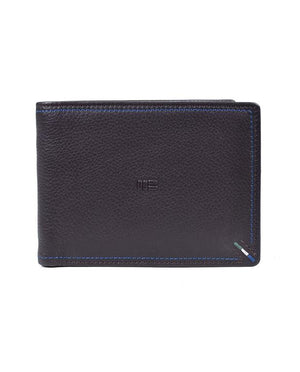 Brown Leather Card and Coin Wallet