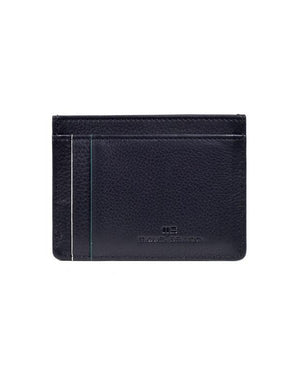 Black Leather Card Holder Wallet