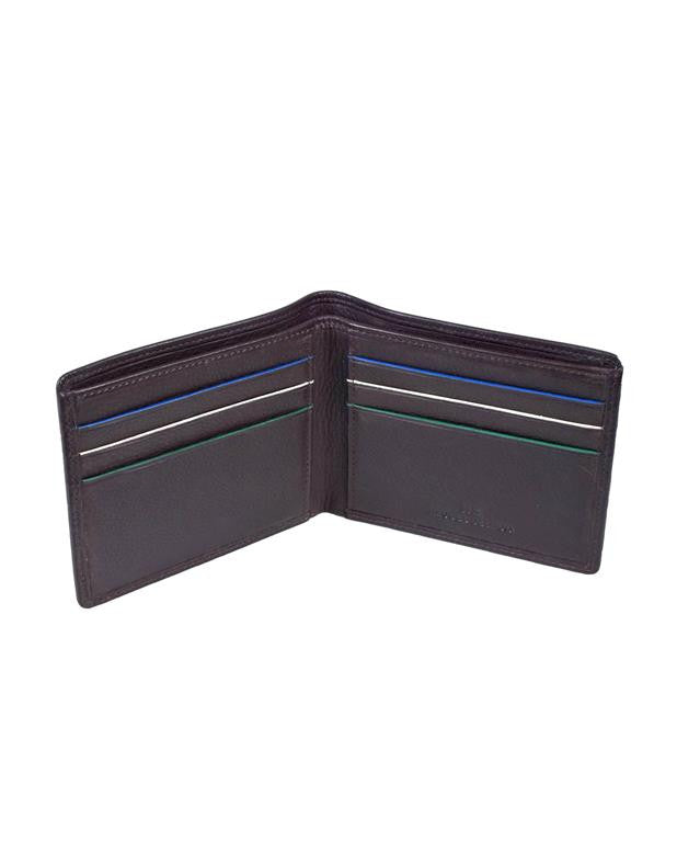 Black Leather Card Holder Wallet