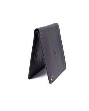 Black Leather Card Holder Wallet
