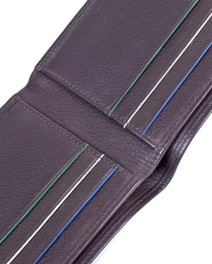Brown Leather Card Holder Wallet