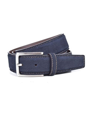 Navy Suede Belt