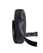 Load image into Gallery viewer, Black Leather Man Bag
