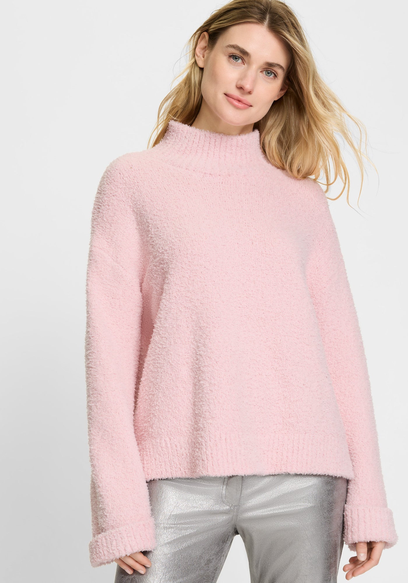 Pink Plush Sweater