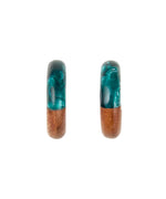 Load image into Gallery viewer, Teal Rhodes Earrings
