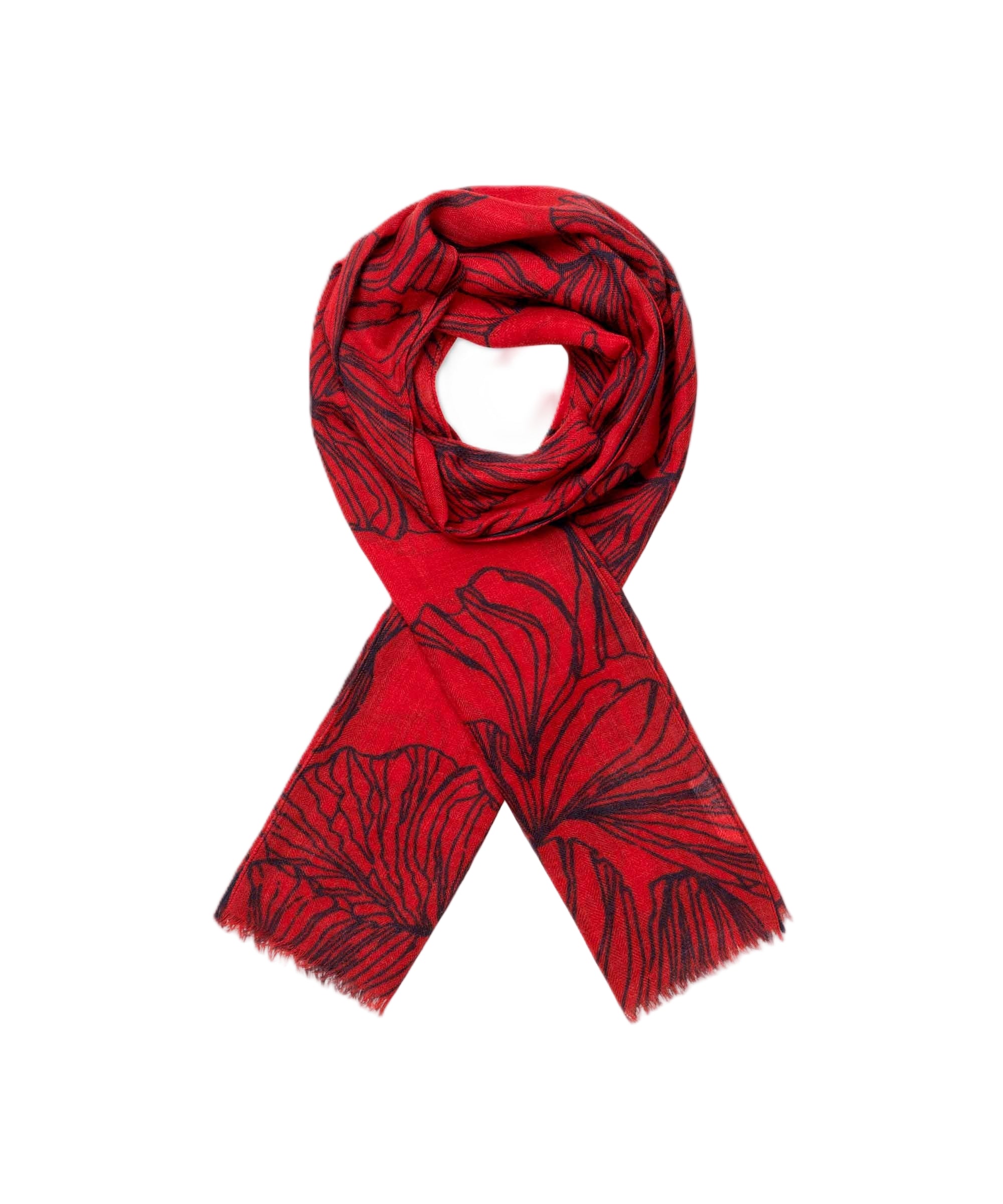 Red Maalmalo Scarf