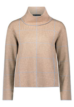 Load image into Gallery viewer, Camel High Neck Jumper
