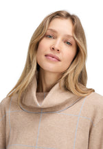Load image into Gallery viewer, Camel High Neck Jumper
