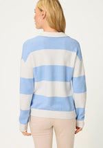 Load image into Gallery viewer, Blue Block Striped Sweater

