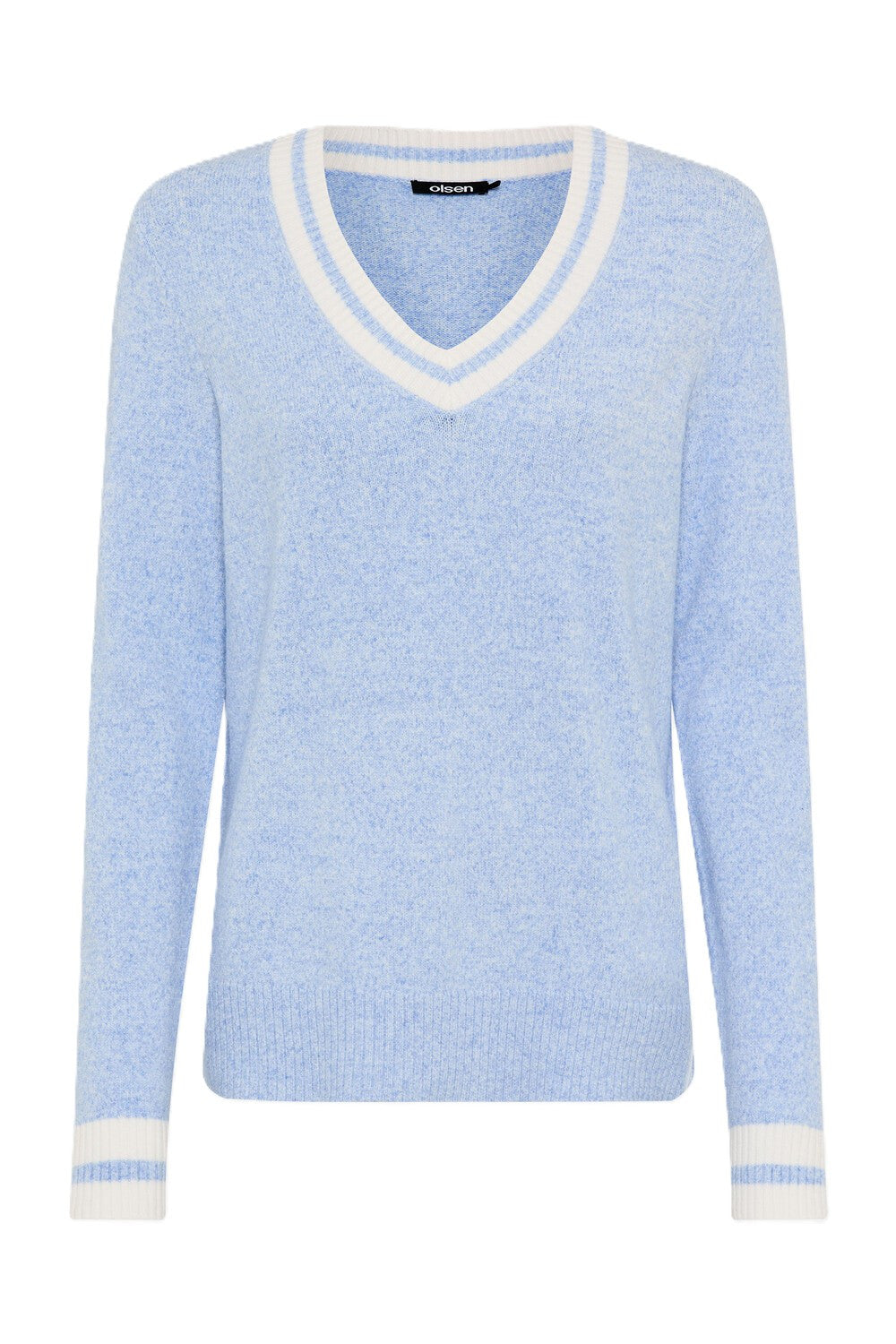 Blue V-Neck Sweater
