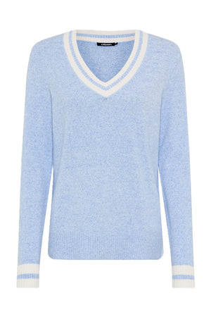 Blue V-Neck Sweater