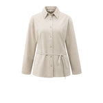 Load image into Gallery viewer, Beige Suede Look Blouse
