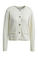 Load image into Gallery viewer, Cream Cashmere Blend Cardigan
