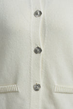 Load image into Gallery viewer, Cream Cashmere Blend Cardigan

