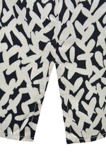 Load image into Gallery viewer, Black Print V-Neck Blouse
