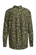 Load image into Gallery viewer, Khaki Animal Print Blouse
