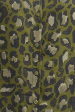Load image into Gallery viewer, Khaki Animal Print Blouse

