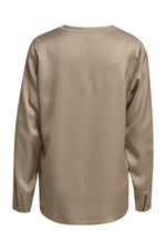 Load image into Gallery viewer, Mink V-Neck Blouse
