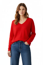 Load image into Gallery viewer, Red Freya Pullover
