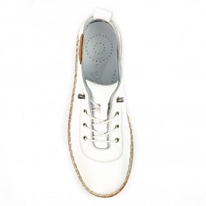 White Evie Plimsoll
