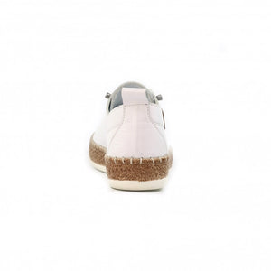 White Evie Plimsoll