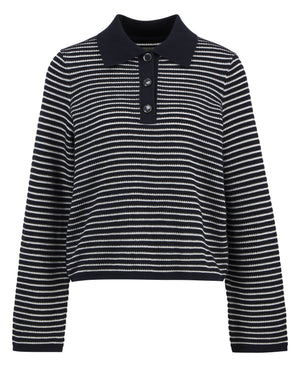 Navy Inez Knitted Jumper