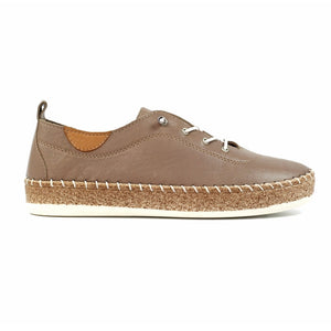 Taupe Evie Plimsoll