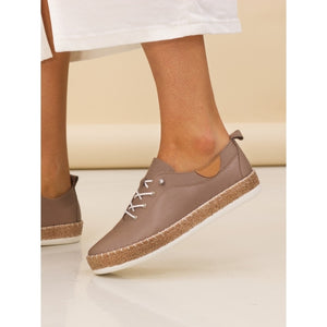 Taupe Evie Plimsoll