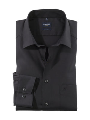 Black Modern Fit Shirt
