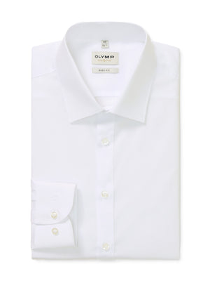 White Body Fit Shirt