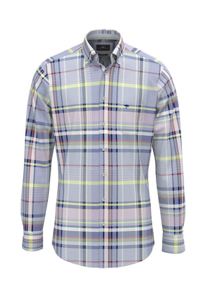 Multi Check Washed Oxford