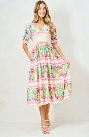 Cream Larysa Dress