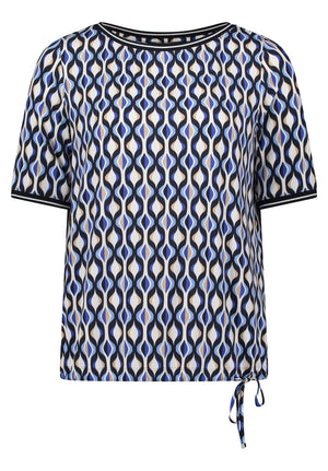 Multi Geo Print Blouse