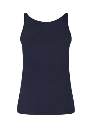 Navy Pylle Top