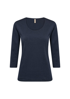 Navy Pylle T-Shirt