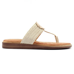 White Fiona Sandal